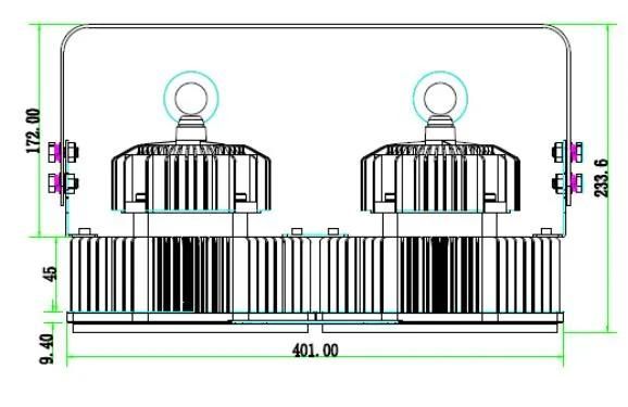 2019 High Power LED Flood Lamp with COB Chip 200W LED Project Lamp