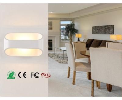 High Lumen Household Hotel Corridor Garden Die Casting Aluminium Trapezoidal White LED Wall Lights for Bedroom