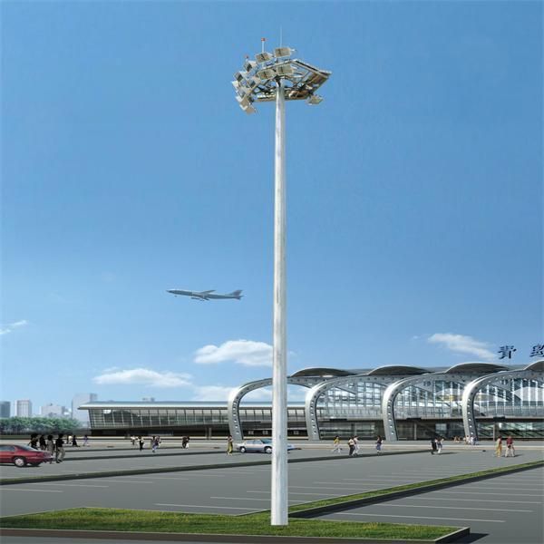 Baoode Lights Outdoor 40m 2000W Metal Halide Light High Mast LED Lights, LED Light Parking Lot