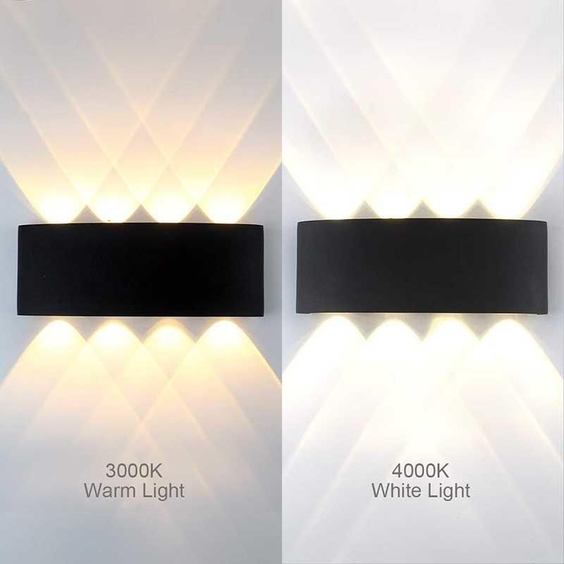 Distributor Price 2W 4W 6W 8W 6500K 2700K up Down Outdoor LED Dampproof Wall Light