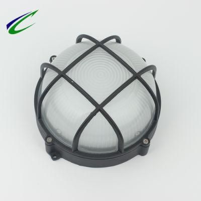 LED Wall Light Black LED Round Bulkhead Light Waterproof Outdoor Light