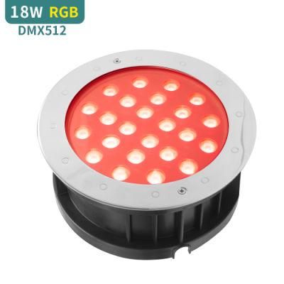 18W Outdoor RGB LED Landscape Underground Lights Ground Light