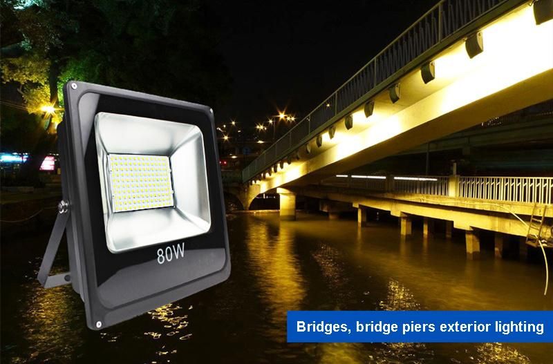 Die-Cast Aluminum+Glass COB Waterproof LED Flood Lighting LED Flood Lights 50W 100W 150W 200W SMD High Power LED Reflector Light