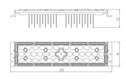 IP66 Waterproof Street Light LED Module Light with Saso RoHS Certification