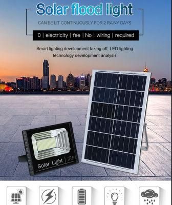 IP65 Waterproof SMD 50W 100W 150W 200W Dusk to Dawn Solar LED Flood Light