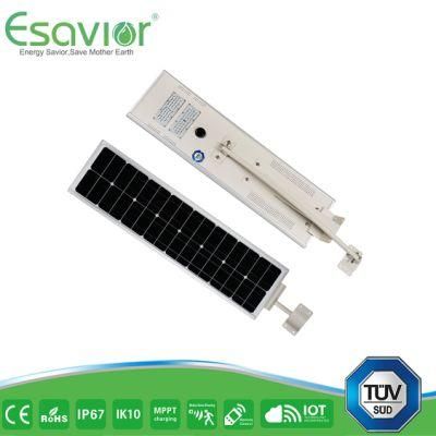 Esavior 8+ Years LiFePO4 Lithium Batteries Life-Span 40W LED Solar Street Lights Solar Lights