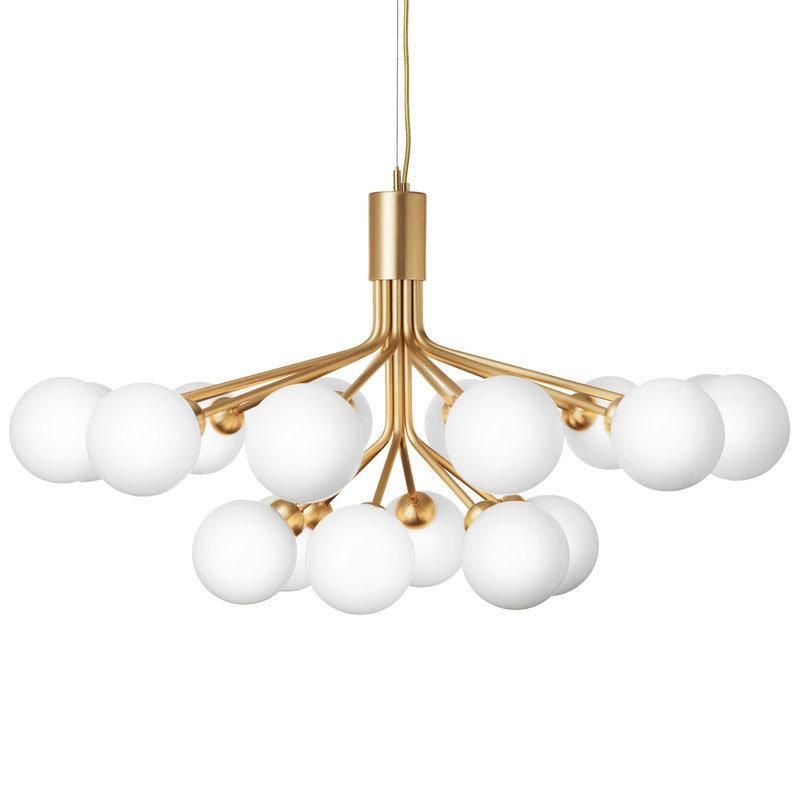 2022 Nordic Metal Glass Ball Magic Bean Lamp Living Room Chandelier Bouquet Decoration Pendant Light