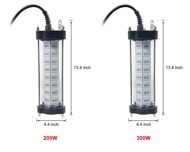 30W DC12V Portable LED Underwater Fishing Light for Fishermen