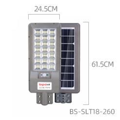 Bspro Smart Plastic LED 300W Housing Waterproof Road 200W Integrated Solar Street Light