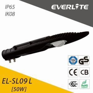 Everlite 50W COB LED Street Light ADC12 Aluminum Die-Casting