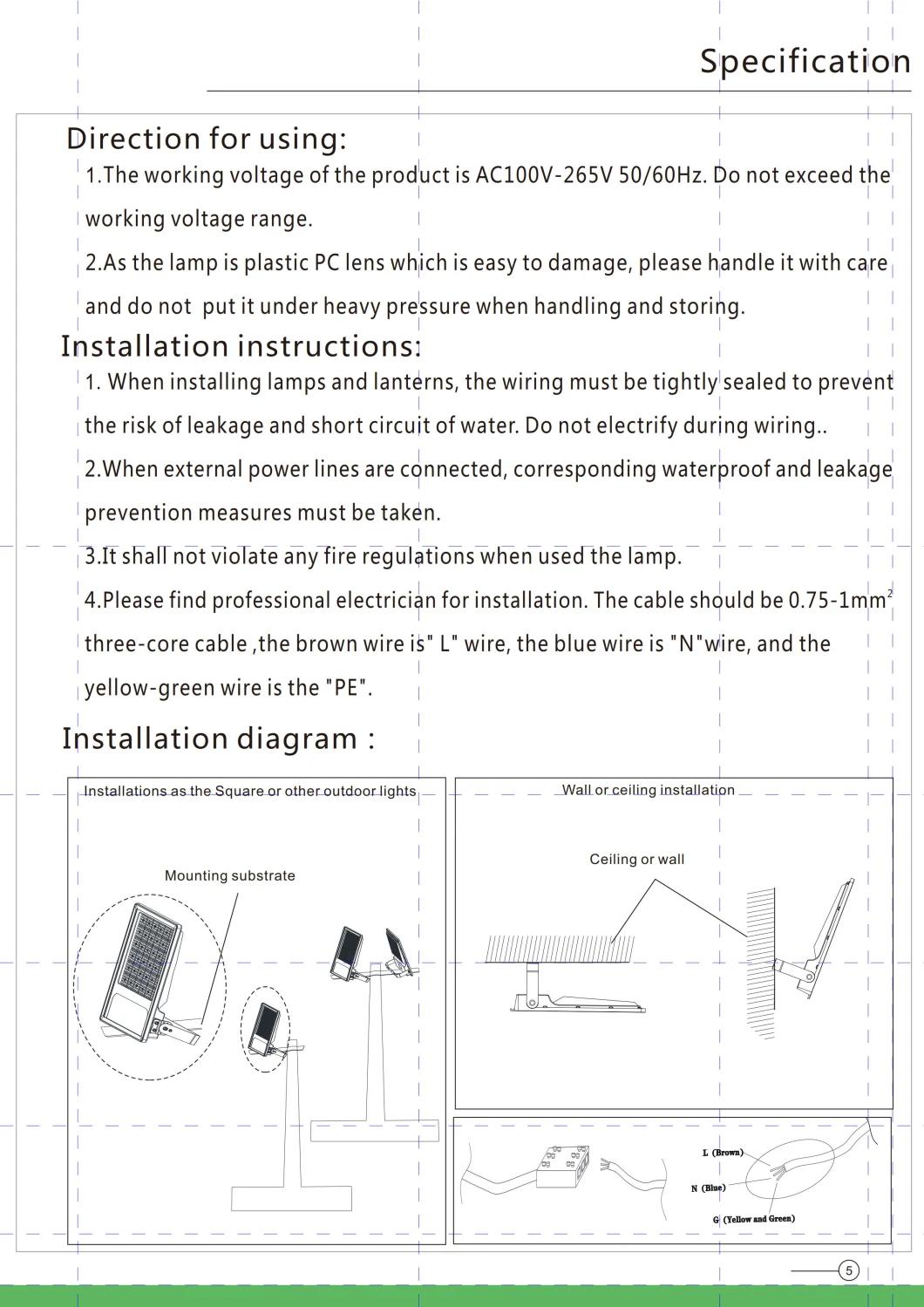 300W LED Lights Outdoor IP65 Commercial Grand Landscape Lighting Pathway Lights