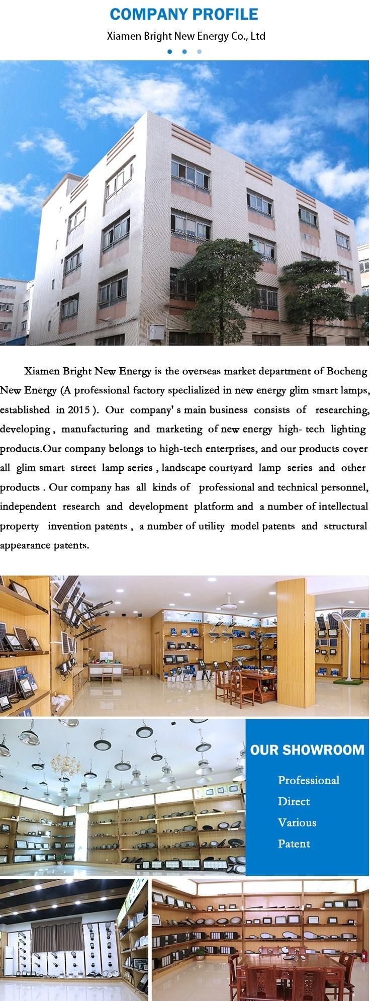 2020 New High Bright 1100lm 1000W 150W Waterproof Security Customized Portable High Efficiency Energy Saving Waterproof IP67 Road LED Solar Street Light