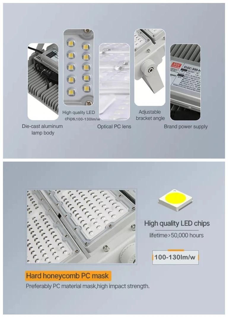 High Efficiency Module Tennis Court Aluminum Die-Casting Waterproof 600W LED Stadium Lights