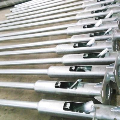 Stadium Lighting Column Square Lights Pole Galvanized Steel High Mast Pole