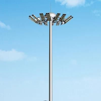 Ala Project Round Bulb 600W Solar LED High Mast Stadium Flood Light with Raising and Lowering Device