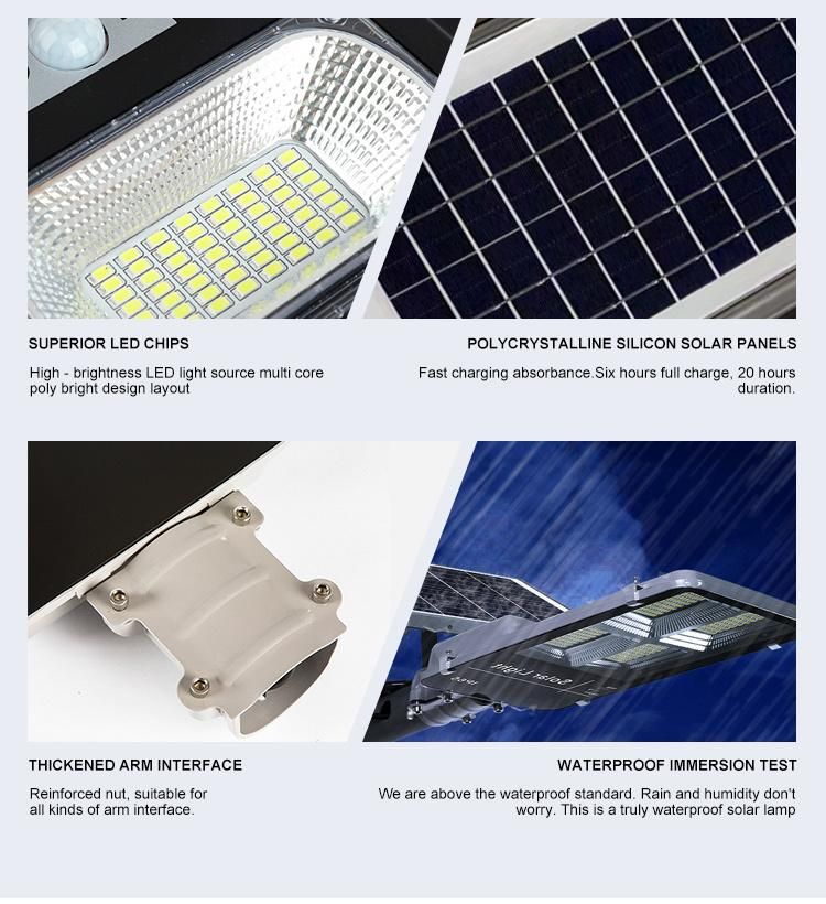 High Lumen Outdoor Lighting 150W Solar LED Street Light