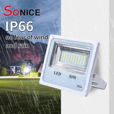 Die Casting Aluminium SMD LED Green Land Outdoor Garden 4kv Non-Isolated Isolated Water Proof Best Solar Motion Flood Light