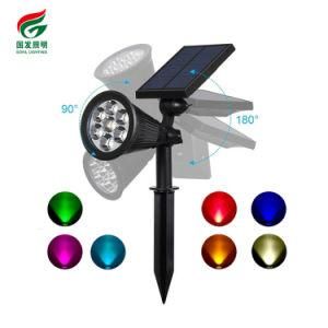 China OEM Manufactures LED Garden Light Outdoor LED Spot Light for Garden/Outdoor/Pathway/Walkway Use High Power Solar Spotlight