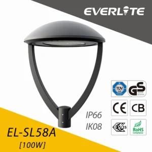 Everlite 100W LED Garden Lamp with IP66 Ik08