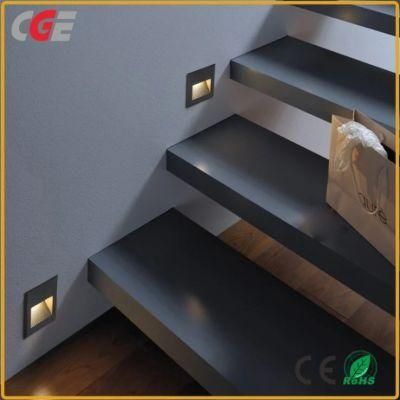 LED Step Deck Light Brass Stairs Light LED Corner Lamp Outdoor Wall Light IP65