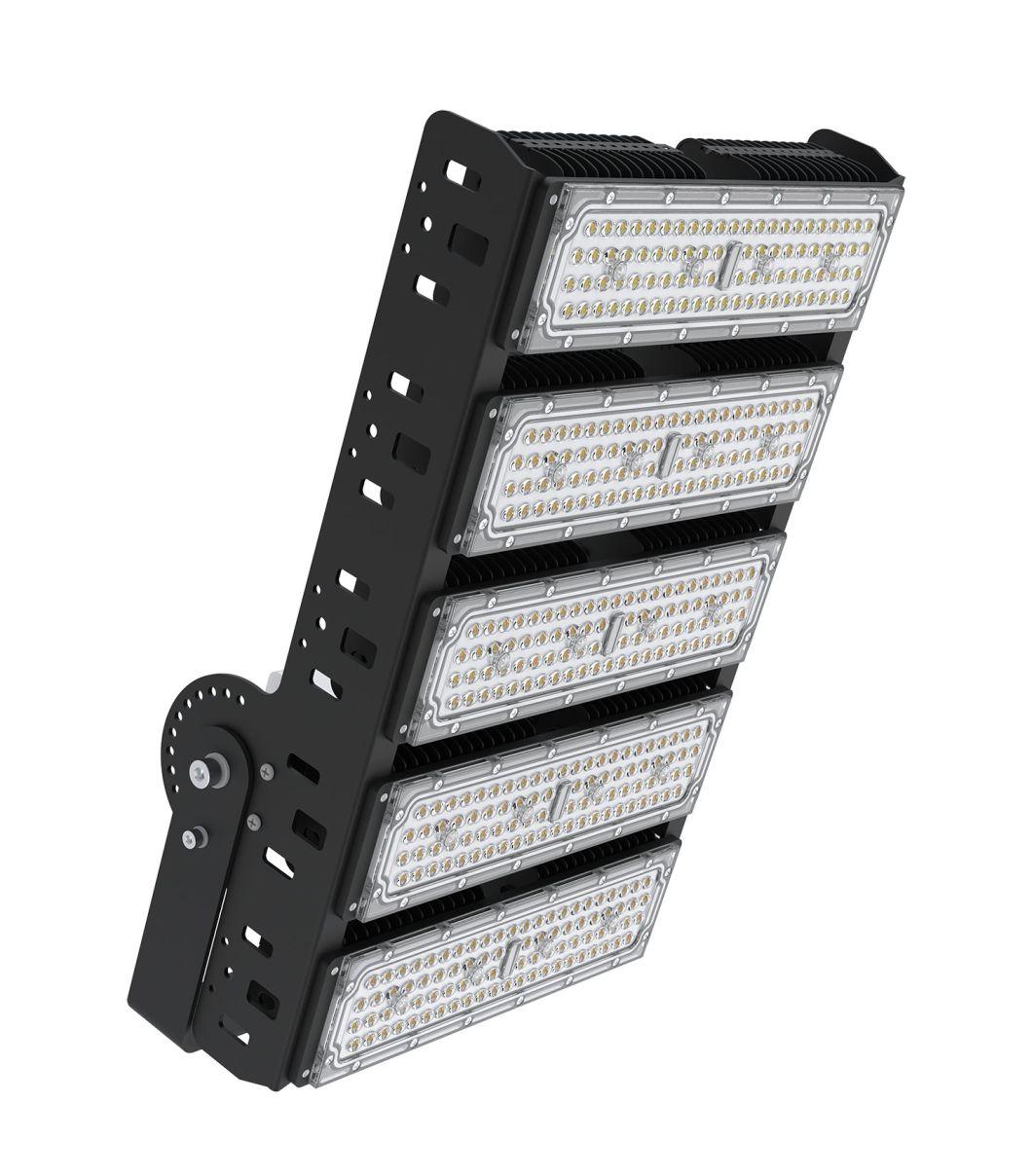 100W to 500W Outdoor Waterproof LED Stadium Flood Lights 90 Degrees 20 Degrees Beam Angle for Parking Lot Tunnel Billboard Industrial Lighting