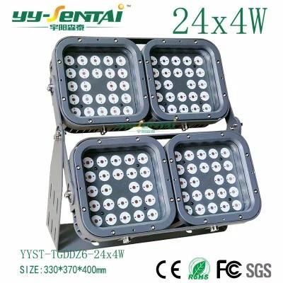 High Brightness Waterproof IP66 24*4W LED Flood Light Outdoor Floodlight