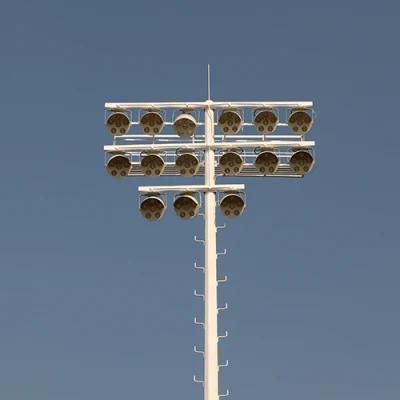 High Mast Football Field Stadium Light 2000W Outdoor High Mast Light Pole