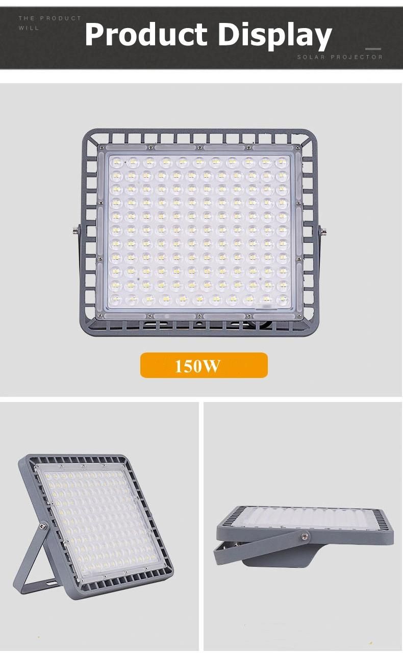 Security 100W Outdoor Waterproof Garden LED Floodlight for Parking Lot