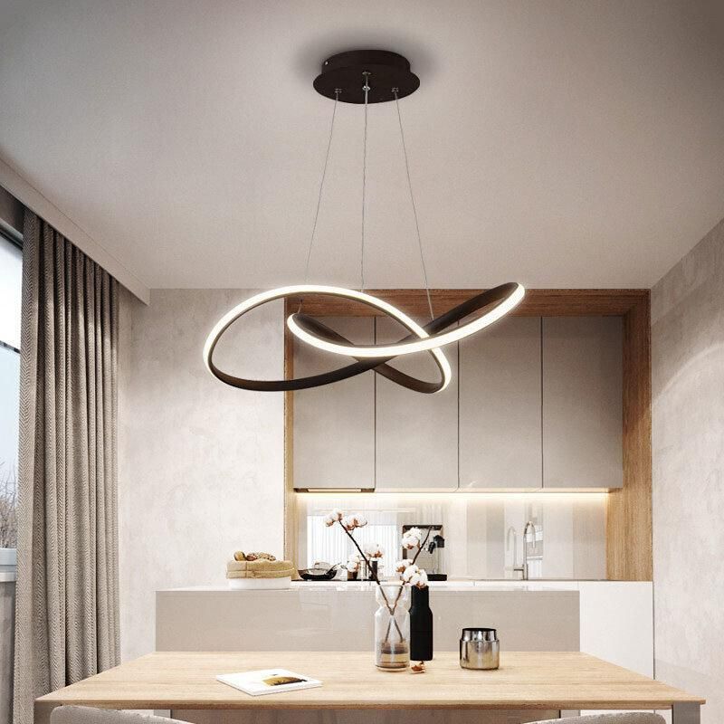 2022 Simple Modern Ceiling Lamp Circle Ring Pendant Lamp LED Night Lamp for Restaurant Bedroom