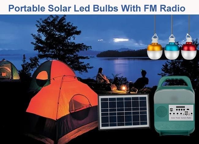 Solar Energy Rechargeable Lamp Household Lighting Radio Speaker Mobile Power Source Outdoor Lighting