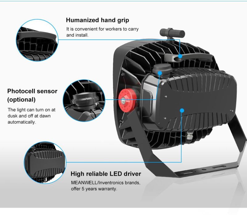 High Power LED Flood Light 800W SMD5050 LED Type IP66 Stadium Flood Light