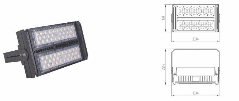 150W CE RoHS Outdoor IP66 High Light Efficiency LED Flood Light Flood Lamp LED Floodlight