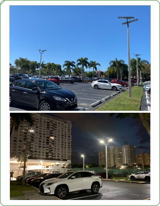 Integrated All in One Solar LED Street Light Fixtures 30W