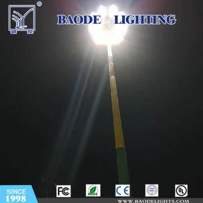 15m20m25m30m35m40m High Pressure Sodium High Mast Pole