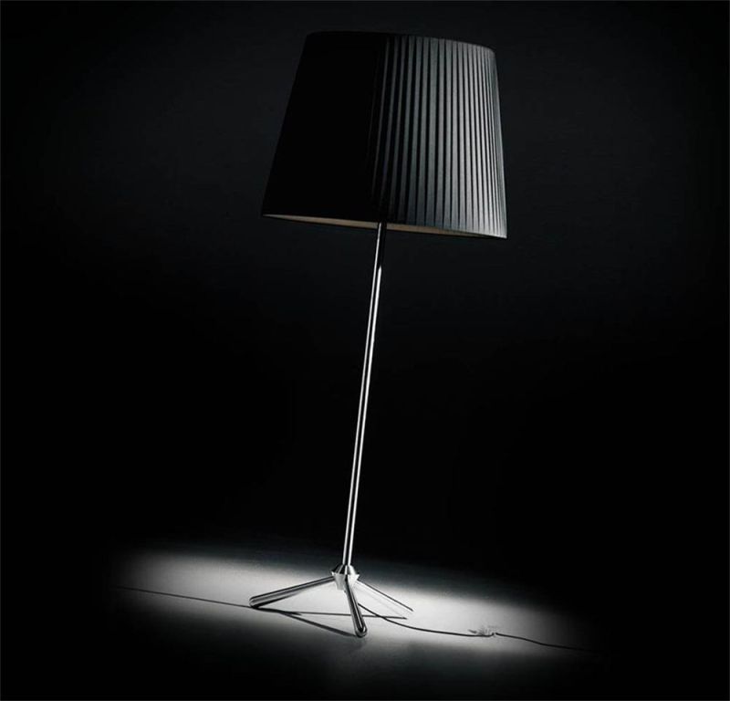 Royal F Best Selling Silver Farbic Decorative Lamp Floor Stand Light