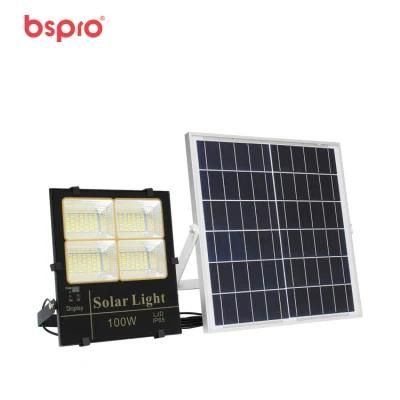 Bspro IP65 Outdoor Home 200W 300W 100W Lights Garden Floodlight LED Solar Flood Light