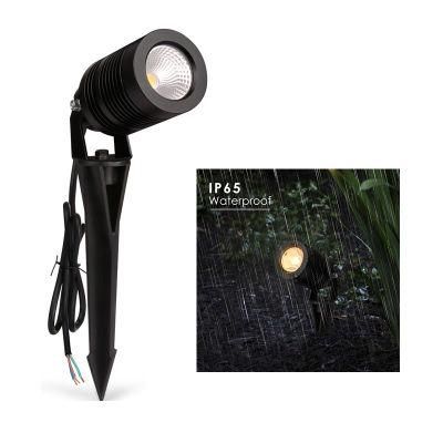 10W Outdoor High Quality Aluminum Garden LED Spot Light with Spike Pathway Landscape Spotlight LED Garden Light