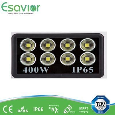 Esavior Solar Powered 400W Outdoor Solar LED Street/Flood/ Garden/Security Lamp