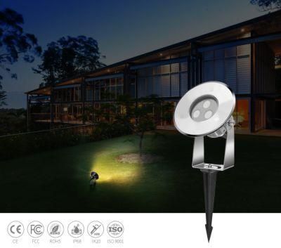IP68 24V High Quality Garden 5W RGB DMX LED Spike Light LED Light