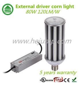 External Driver LED Corn Light 120lm/W IP64 5 Years Warranty