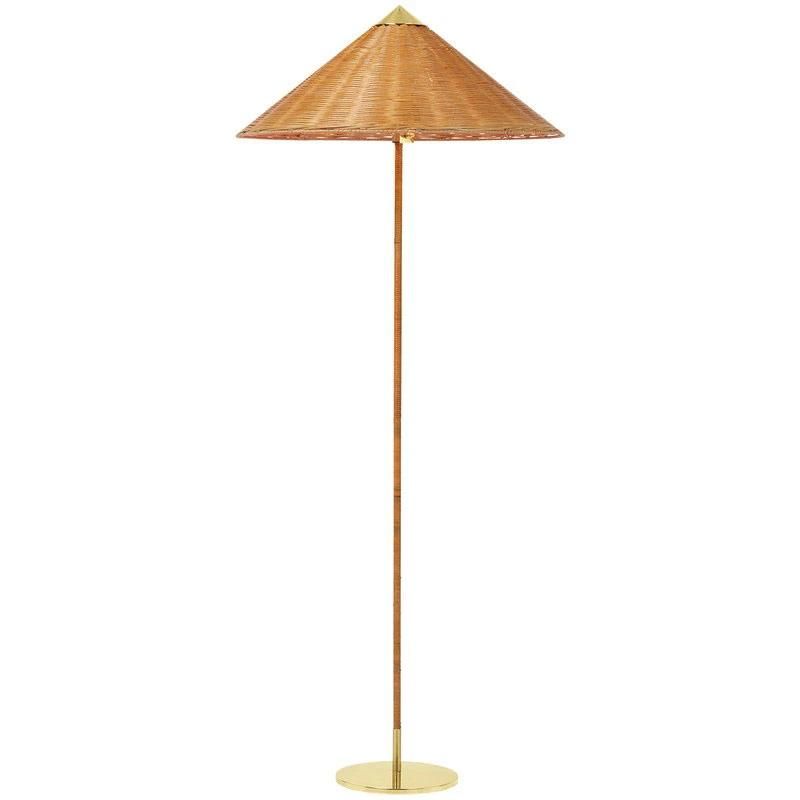 2022 Countryside Rural Rattan Bamboo Floor Lamps Home Living Room Tea Room