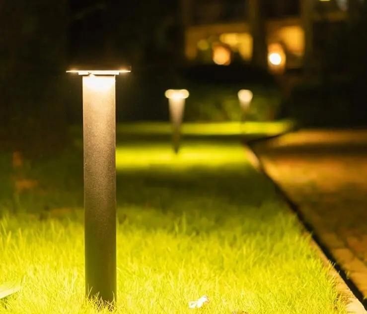 250mm 12W LED Bollard Aluminium Outdoor Lighting