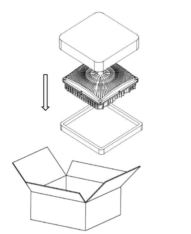 Fujing High Lumen High Efficiency 80W LED Canopy Light