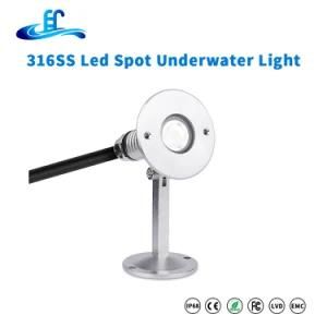3watt 316ss LED Underwater Fountain Spot Light with CREE Chip