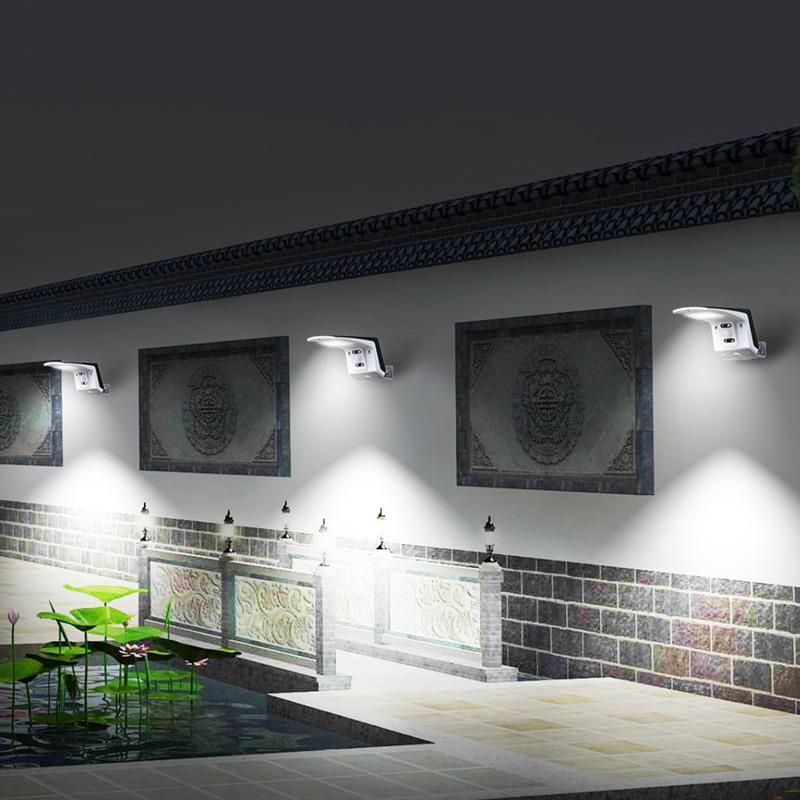 IP65 2W LED PIR Motion Sensor Solar Wall Light