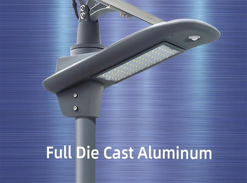 30W 40W 50W 60W 100W 200W 300W Hot Selling Outdoor Separated LED Solar Split Street Light for Garden and Theme Park with Full Die Cast Aluminum LED Lamp Head