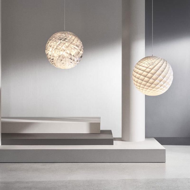 2022 Nordic Design Grid Ball Moon Chandelier LED Light for Living Room Dining Bedroom Indoor Decorative Lighting Pendant Light