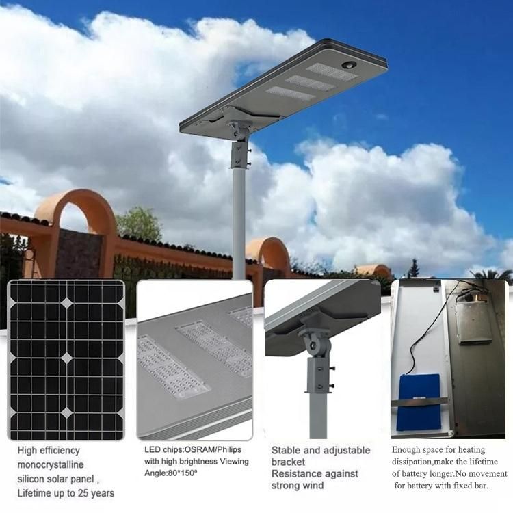 20-200W All in One LED Solar Street Light Simplify Solar Street Lights