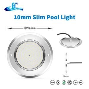 DC12V 10mm LED 316ss Slimline Underwater Swimming Pool Lights