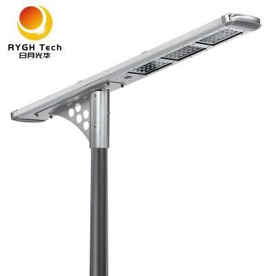 DC12V Outdoor Solar Street Light LED 50W All in One Integrated Bridgelux SMD 3030 Solar LED Lights with Solar Panels